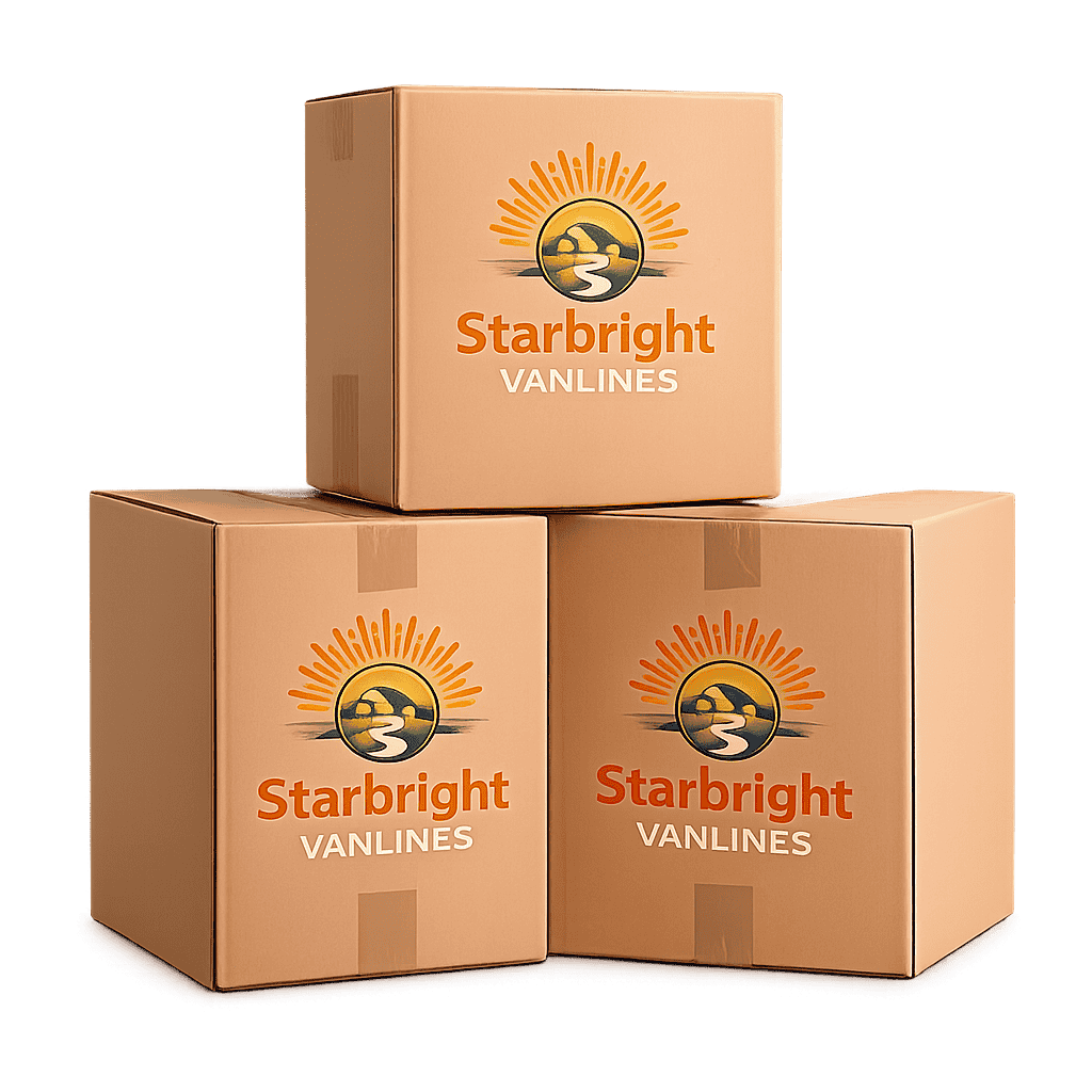 Starbright Vanlines Professional Packing Service Boxes